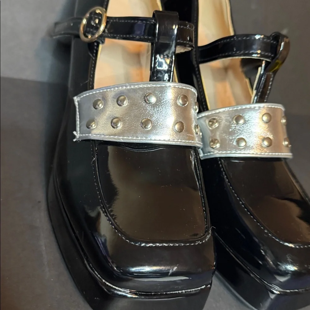 Black Patent Platform Mary Jane’s